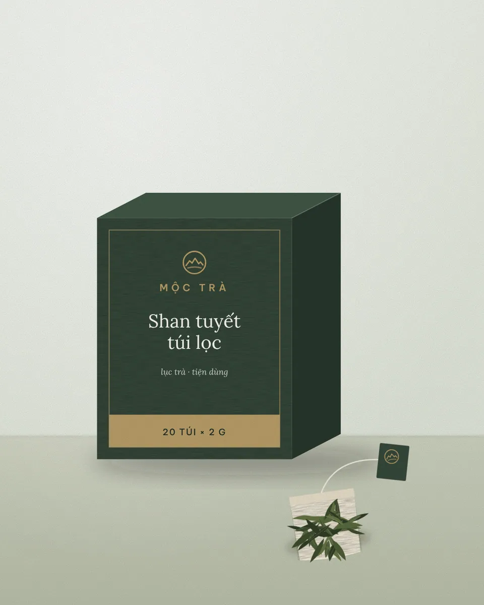 Hộp trà Shan tuyết túi lọc